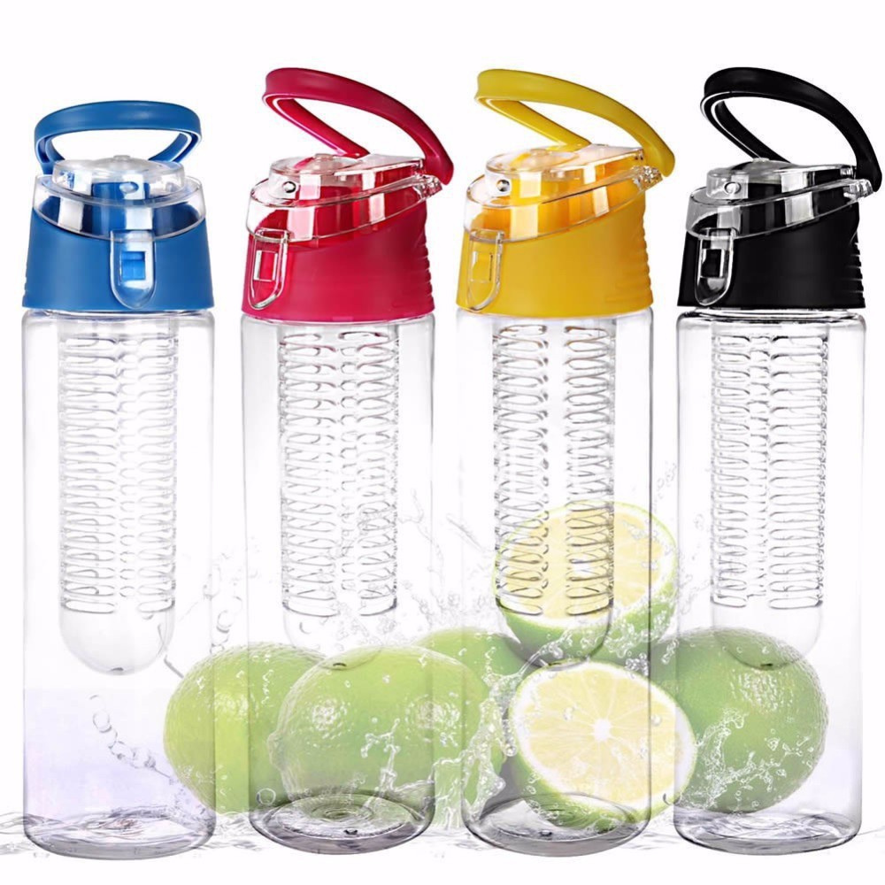 Trinkflasche mit Fruchteinsatz 2
