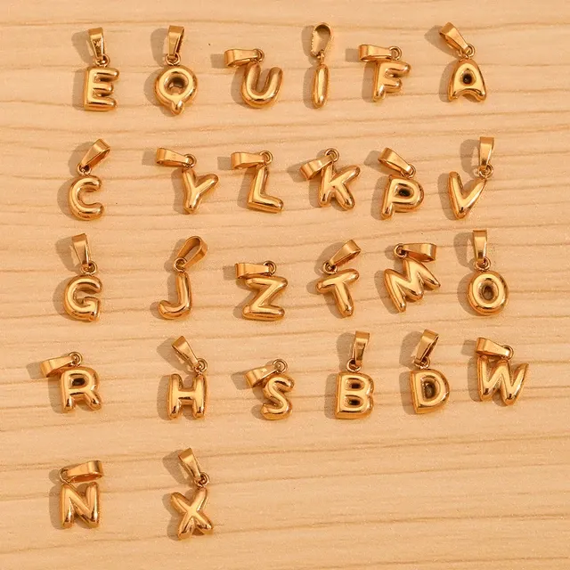 Buchstaben Charm-Anhänger 4
