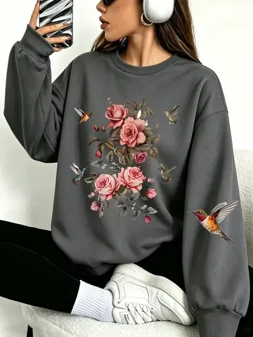 Fleece-Sweatshirt