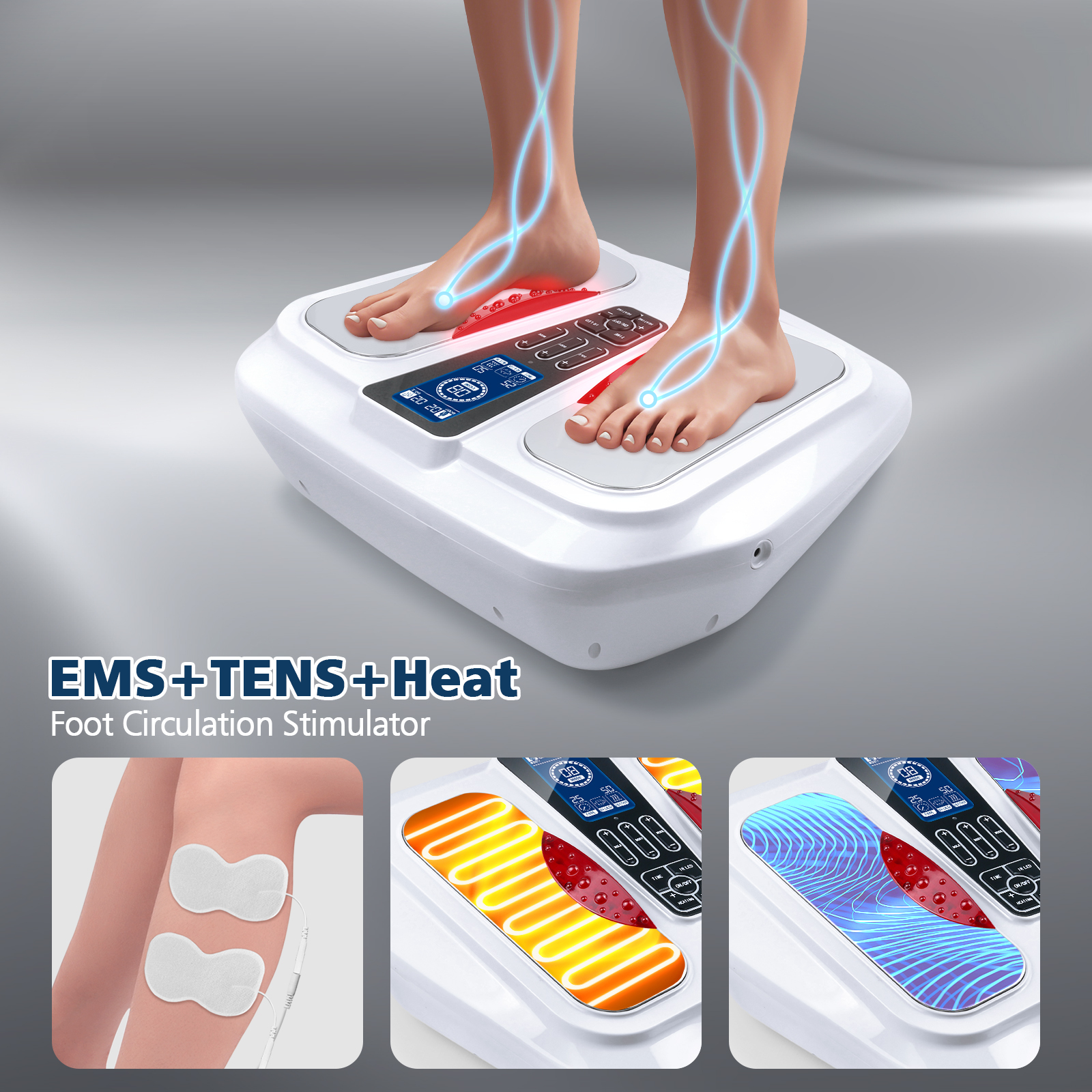 Elektrische Fuß- und Wadenmassage mit Wärme 2