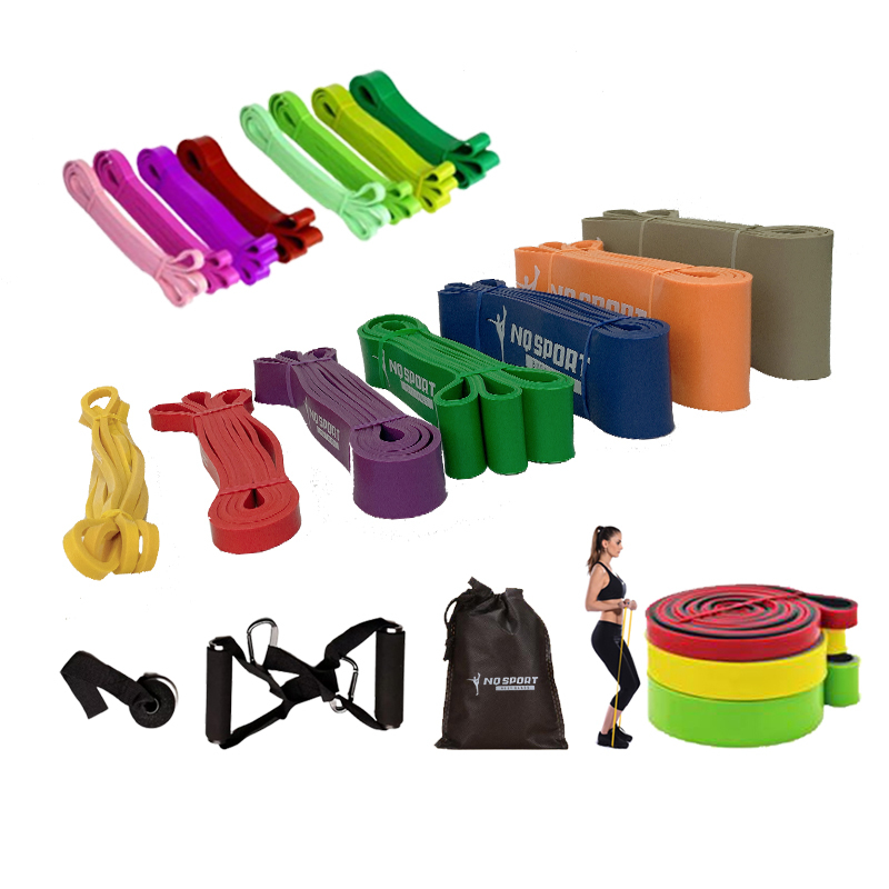 Latex-Widerstandsbänder-Set für Kraftübungen 2
