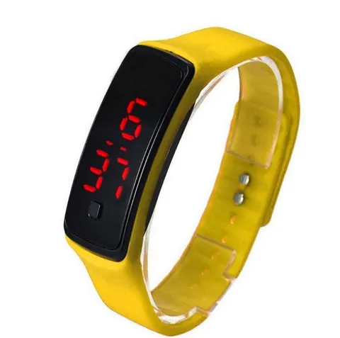 Digitale LED Armbanduhr aus Silikon