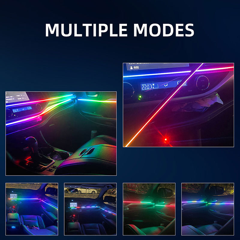 18-in-1 RGB LED-Streifen für Autoinnenraum 4