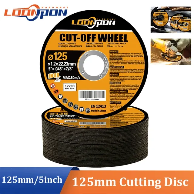 Harz-Trennscheiben-Set 125 mm für Metall 2