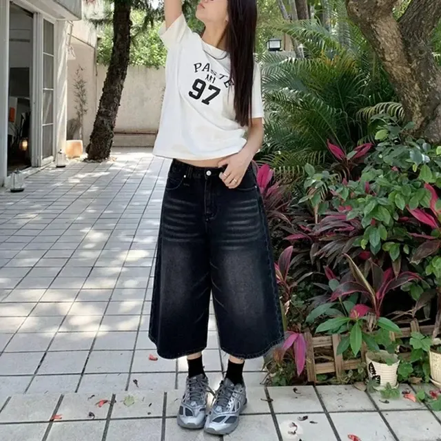 Baggy Jeansshorts 4