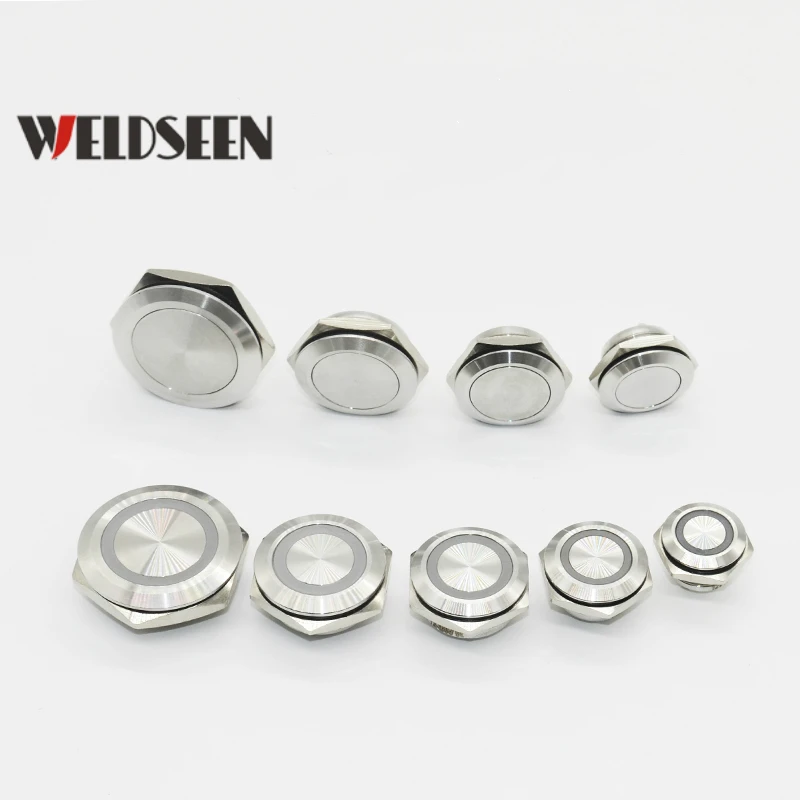 Edelstahl-Taster 12–30 mm selbstrückstellend 2