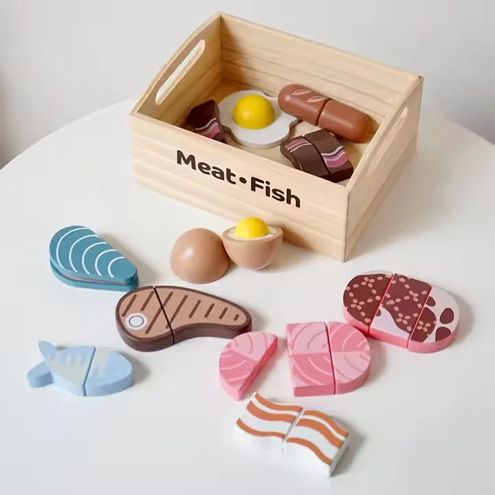 Montessori-Holzschneideset für Kinderküche 4