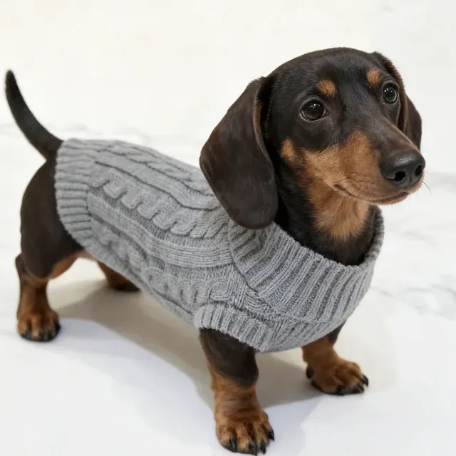Hunde-Strickpullover 2