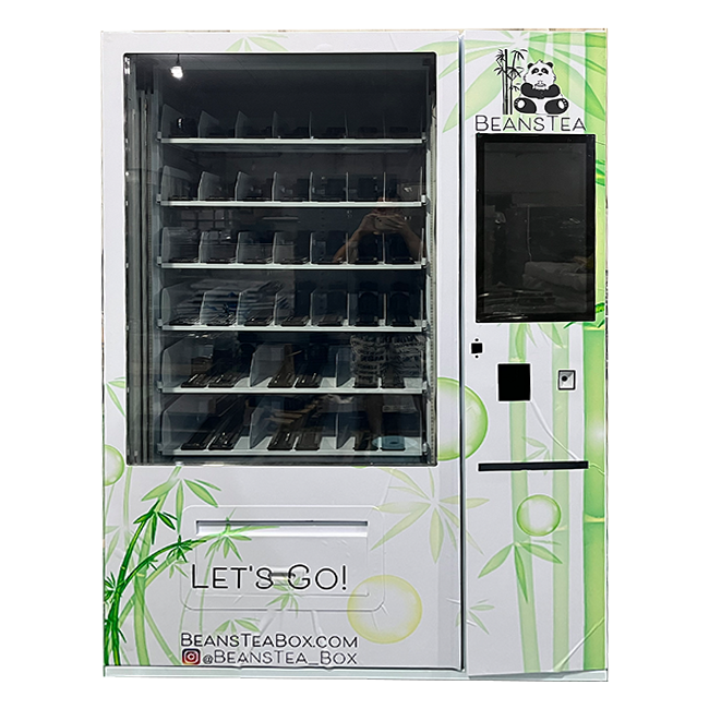 Automatischer Snack- und Getränke-Kombiautomat mit Warmspeisen 4