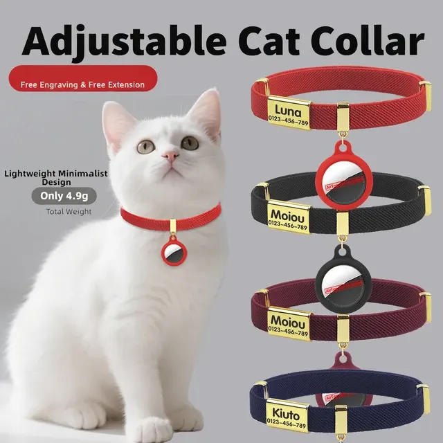 Haustierhalsband mit Tracker-Halter 1