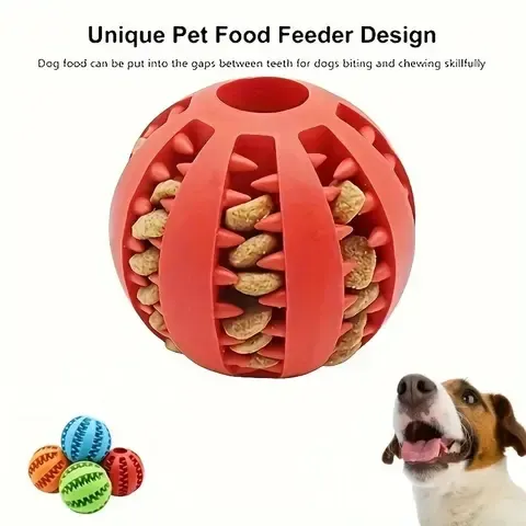 Ungiftiger bissfester Hundespielzeugball
