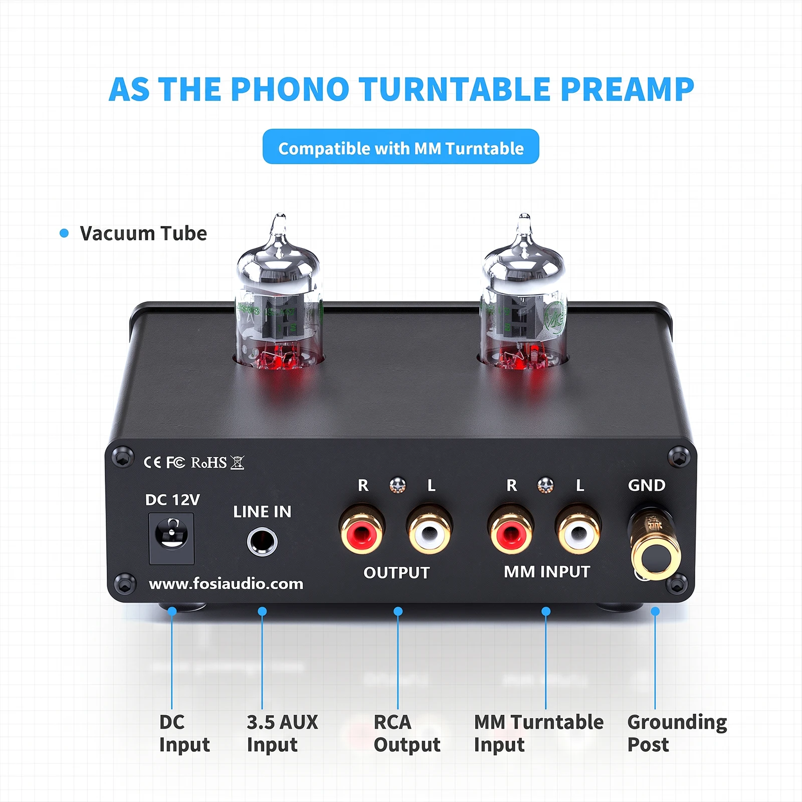 Röhren-Phono-Vorverstärker für Plattenspieler 4