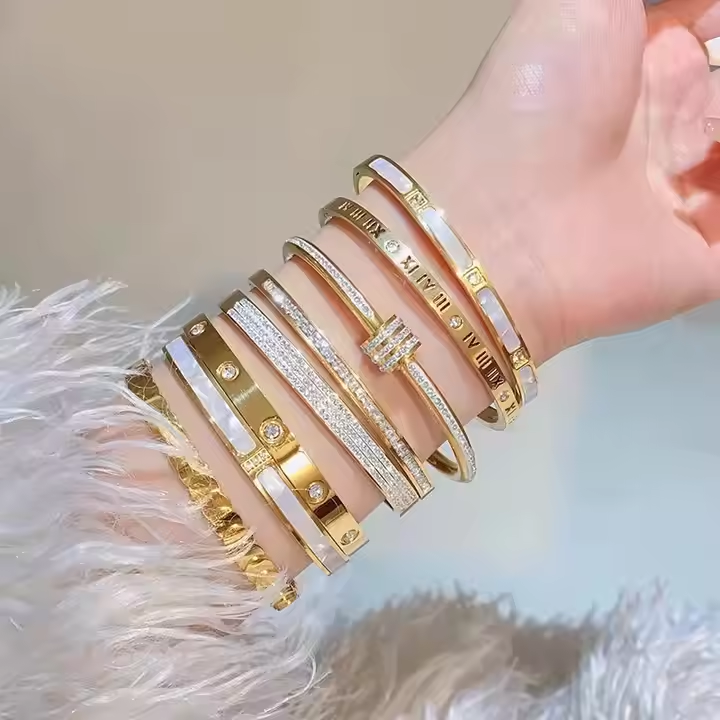 Zirkonia-Armband mit 18K-Goldbeschichtung 2