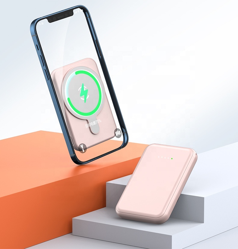 Magnetische 5000mAh Mini-Wireless-Powerbank 10W 3