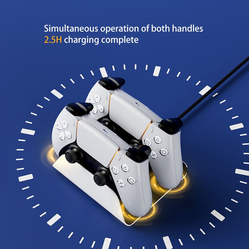 PS5 Pro Controller Ladestation mit LED-Anzeige 3