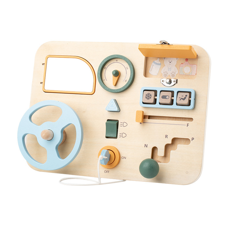 Montessori-Holzpuzzle Lernbrett für Kleinkinder 3