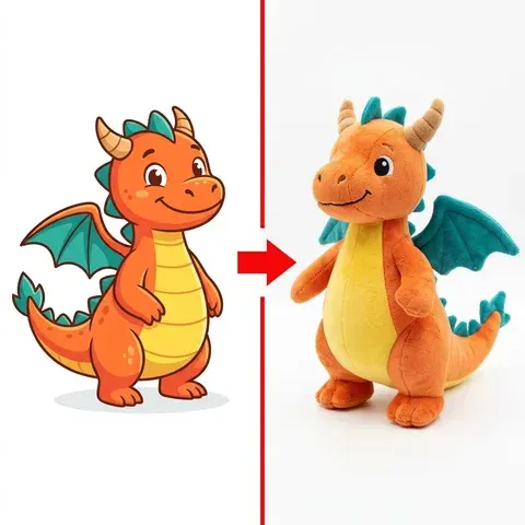 Drachen-Plüschtier