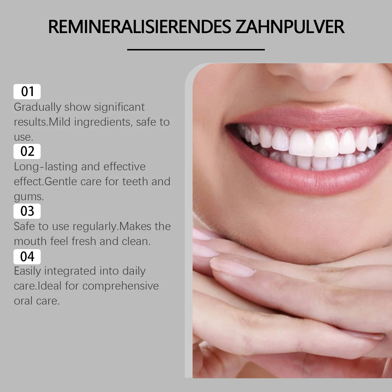 Hydroxylapatit-Zahnpulver zur Zahnaufhellung 3