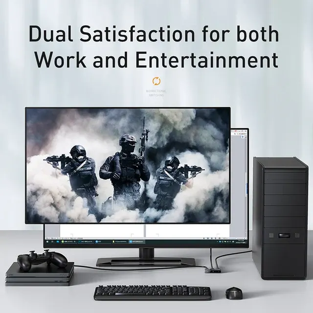 Bidirektionaler HDMI-Switcher 4K 60Hz 3