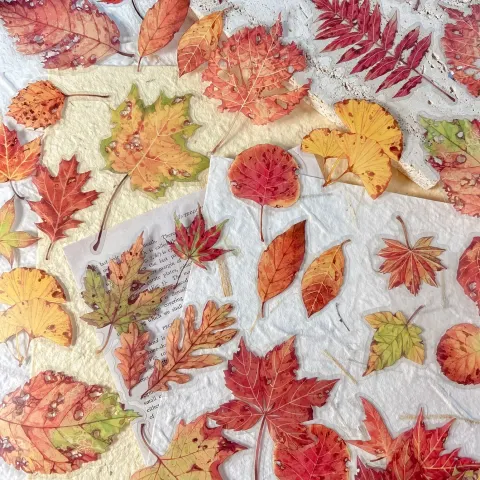 Herbst-Aufkleber-Set