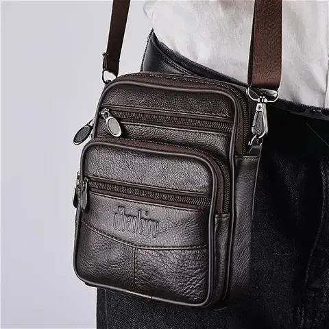 Herren-Ledertasche