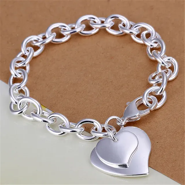 Silber-Herzarmband 2