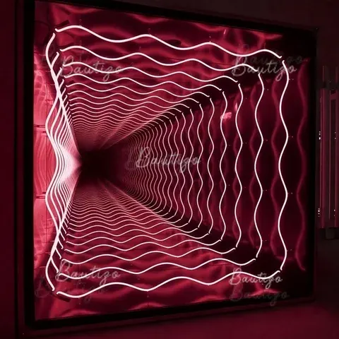 Infinity-Spiegel LED-Schild