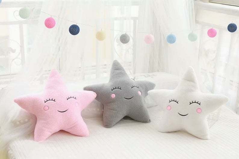 Mond-Stern-Kissen für Babybett 3