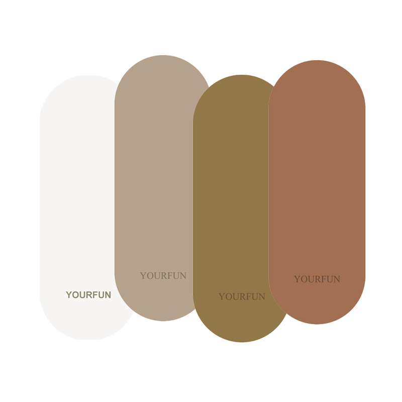 Vegane PU Yogamatte Pillenform Naturfarben