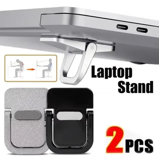 2er-Set Aluminium-Laptopständer klappbar 2