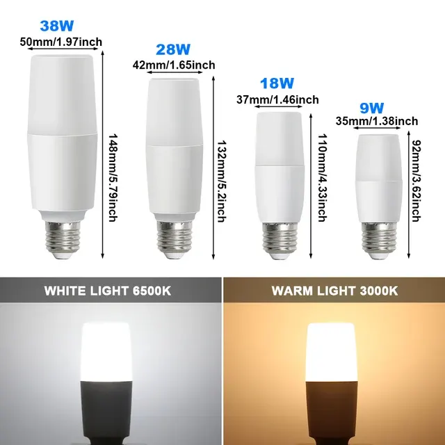 LED-Lampe E27 9W 18W 28W 38W 3