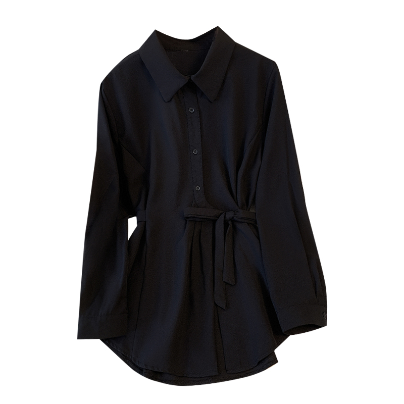Damen Langarmshirt im koreanischen Stil 3