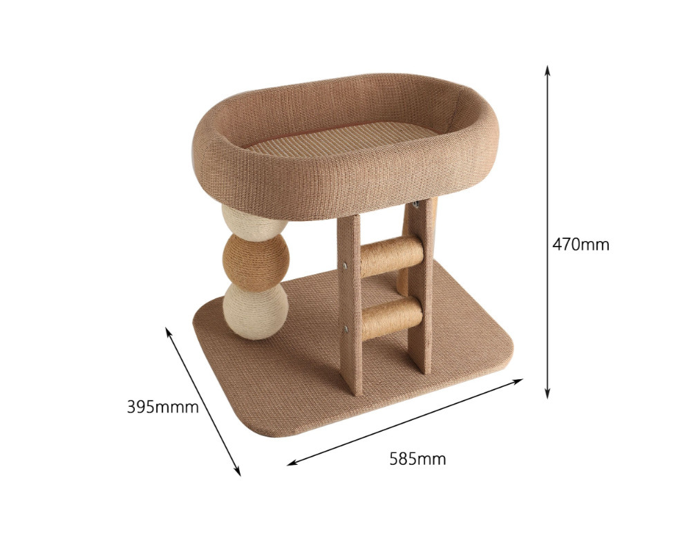 Kompakter Katzenkletterbaum für kleine Wohnungen 4