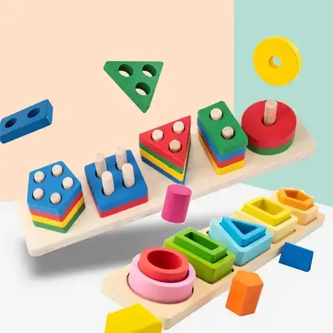 Holz-Stapelspielzeug