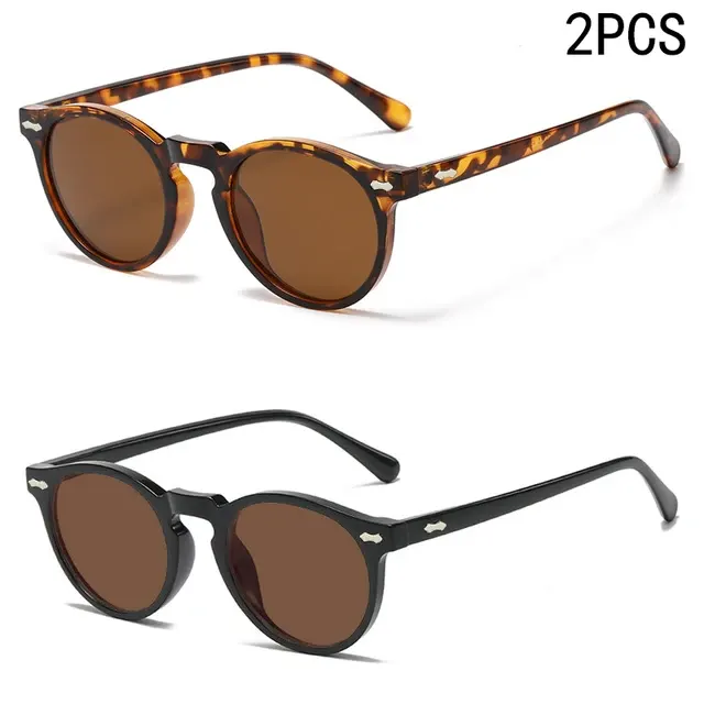 Runde Retro-Sonnenbrille im Mode-Stil 2
