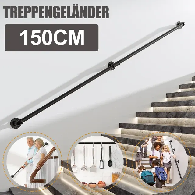 Verzinktes Treppengeländer 2