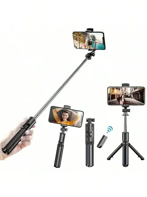 Selfie-Stick mit Stativ und Fernbedienung 2
