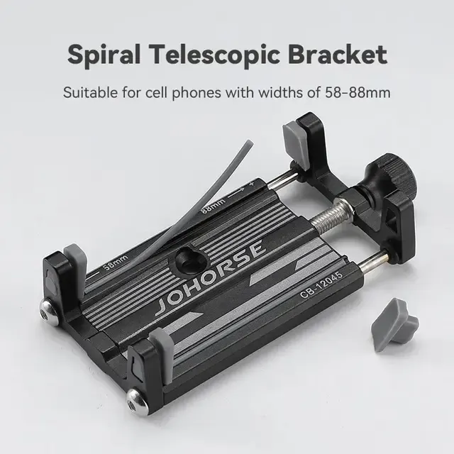 Verstellbare MTB-Handyhalterung aus Aluminium 4