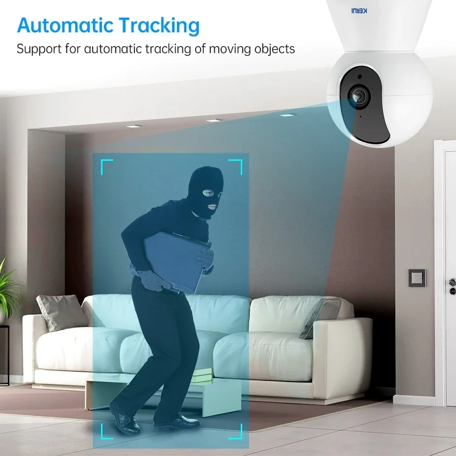 Innen-WLAN-Überwachungskamera 5MP mit Tracking 2