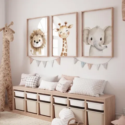 Kinderzimmer-Wandbild