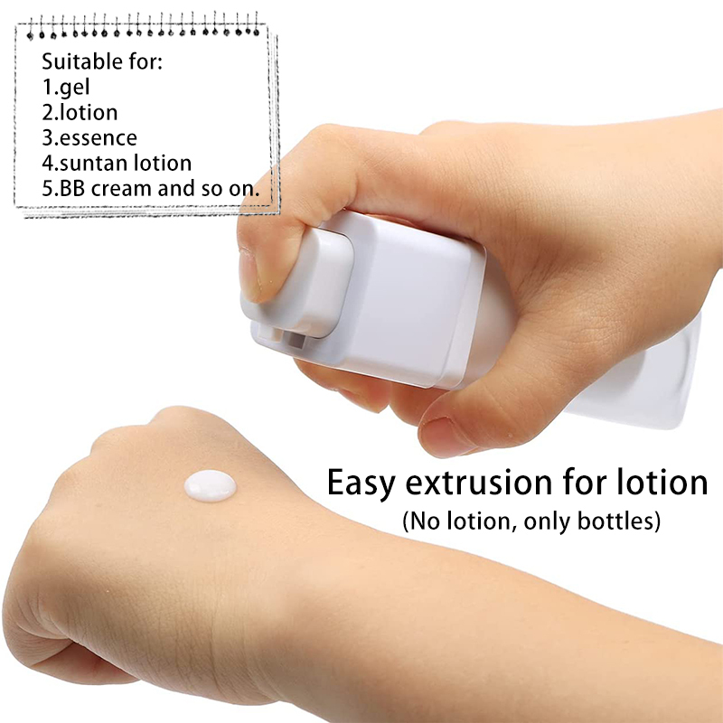Transparente Airless-Pumpflaschen 15ml bis 50ml 4