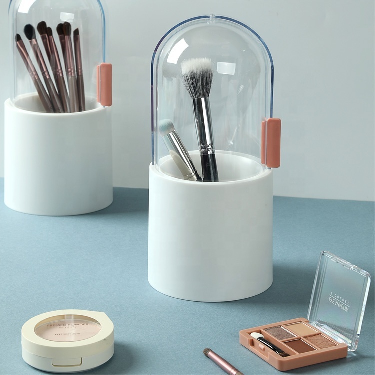 Transparenter Schminkorganizer mit Deckel 3