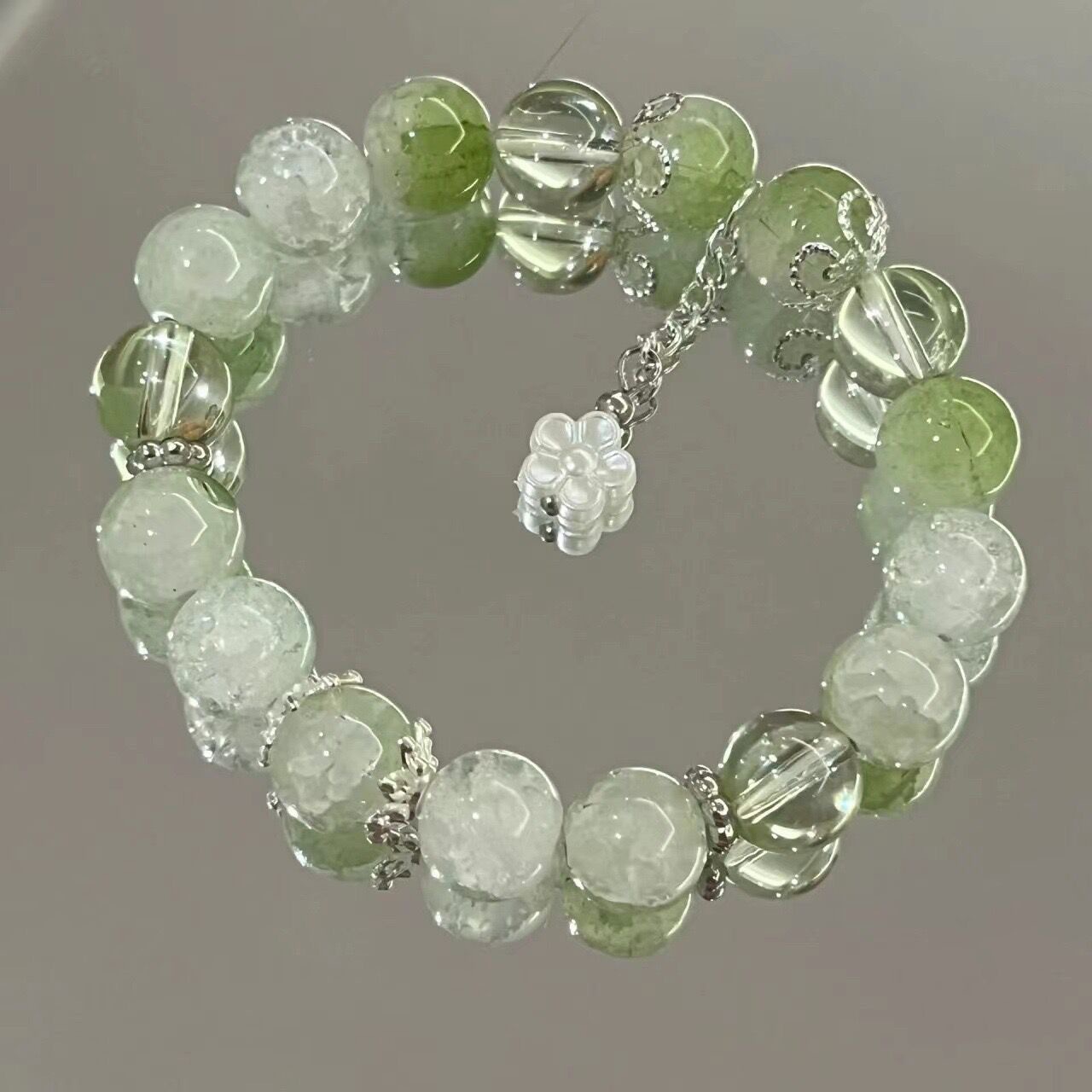 Glas-Blumen-Armband