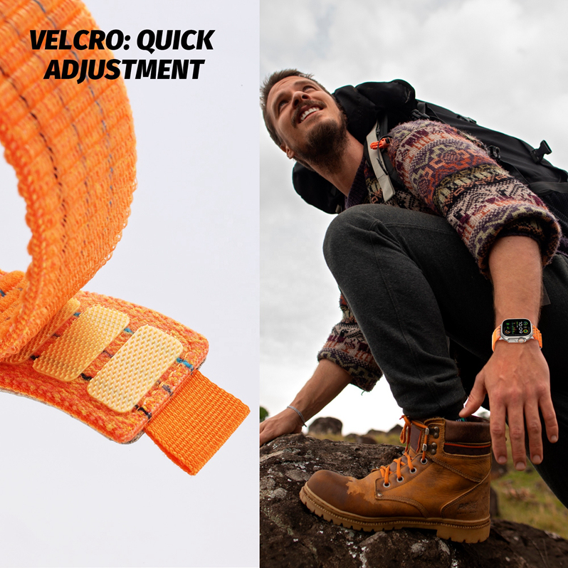 Atmungsaktives Nylon Armband Klettverschluss 4