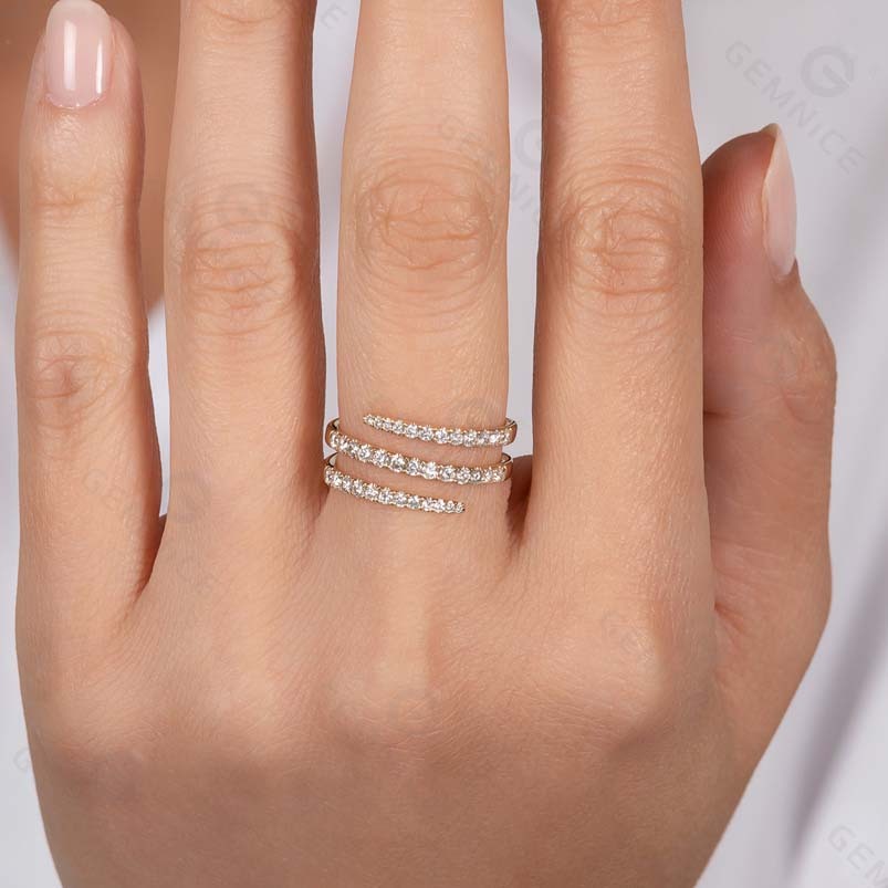 Verstellbare Stapelringe für Damen 4