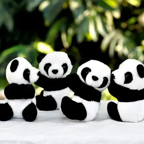 Panda-Clip-Deko
