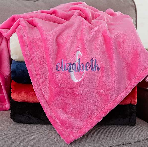 Korallfleece-Decke