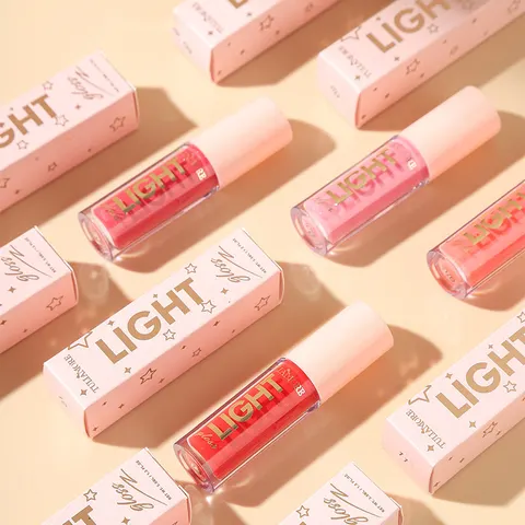 Perlmutt-Lipgloss in Bonbon-Optik