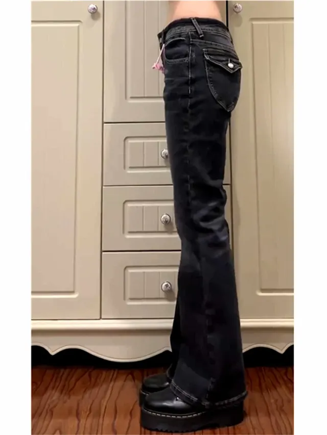 Damen Schlaghose Jeans 2