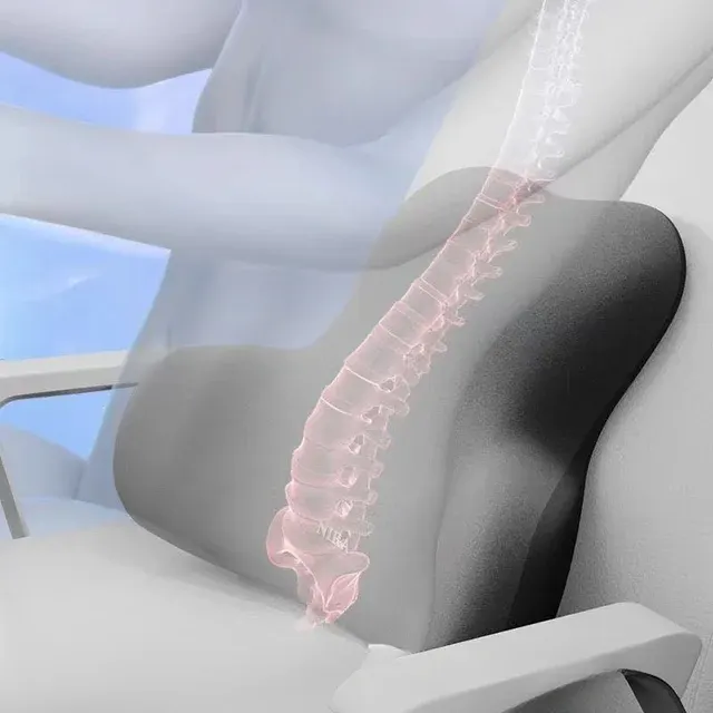 Memory-Foam-Lendenkissen für Auto und Büro 2
